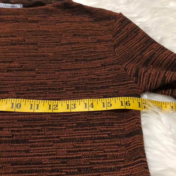 Zara trafaluc knit top medium - Picture 3 of 6